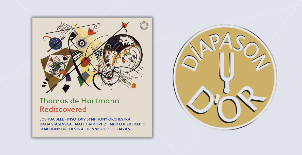 “Thomas de Hartmann Rediscovered” awarded the Diapason D’Or